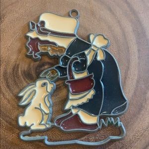 Stained glass hanging